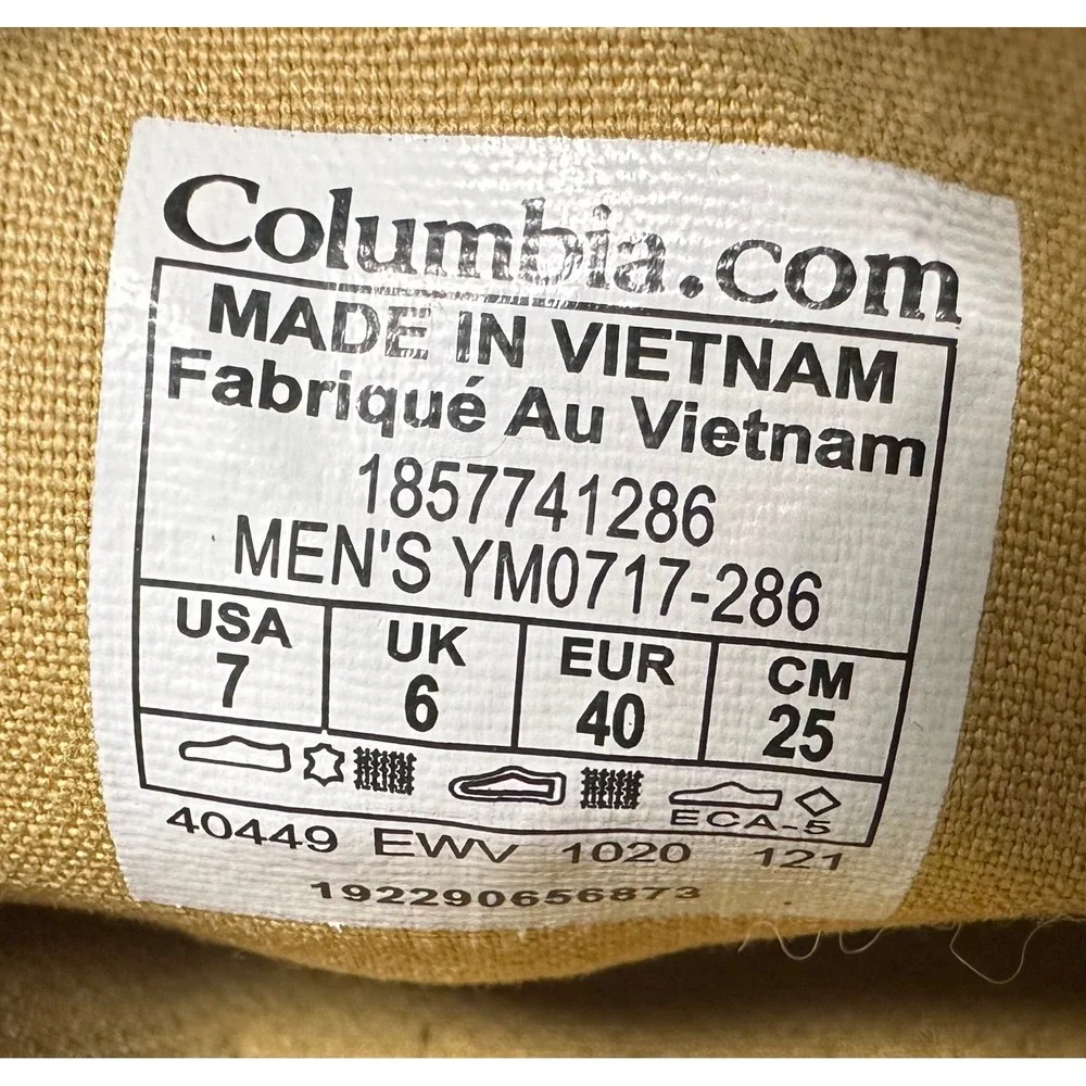 Columbia PFG Brown Boat Shoes Slip On Loafers Fishing Casual Comfort Mens Size 7